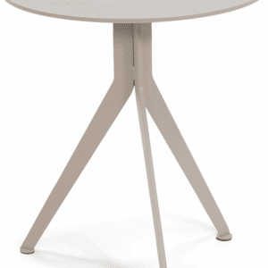 Udendørs sidebord Spinder Design Daley Ø38ÃH38 cm stål taupe